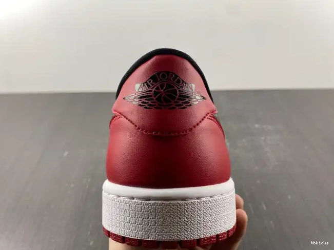 Cheap TBK Air Jordan Retro 705329-600 1 Low Chicago 0424